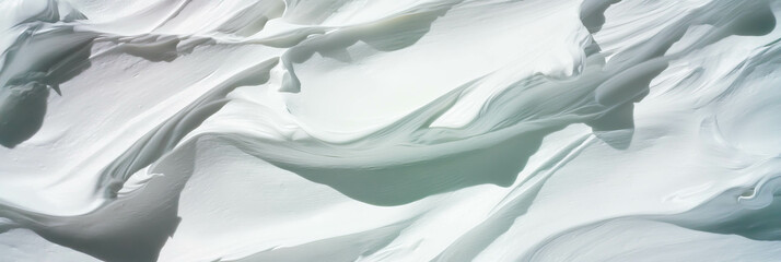 Poster - Subtle blending of pale paint texture with artistic brushwork for creative design