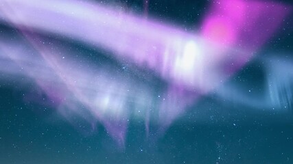 Wall Mural - milky way galaxy time lapse and aurora night elegance