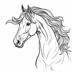 Naklejka na meble Close-up hourse image background