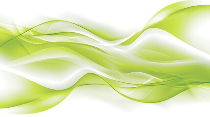 Poster - Dynamic green wave patterns abstract art digital design modern environment artistic viewpoint fluid motion concept