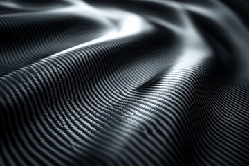 Poster - Soft textured fabric with intricate patterns showcased under subtle lighting