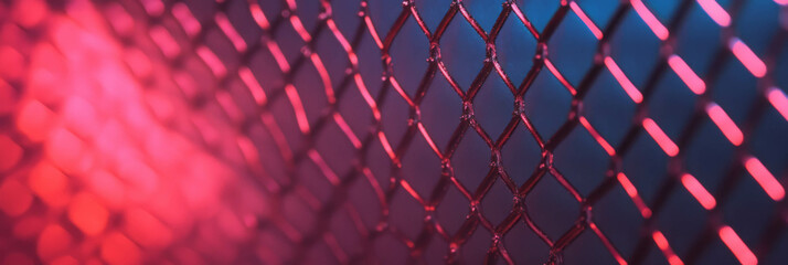 Poster - abstract artistic mesh texture with vibrant colors for design visuals
