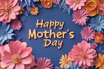  Ilustración de Felicitación por el día de la Madre