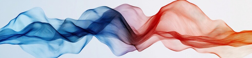 Poster - Vibrant abstract line geometric and wireframe design component