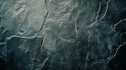Poster - Subtle texture of thin slate ceramic tile wall