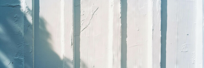 Poster - Subtle vertical ribbed plaster texture for design and decoration