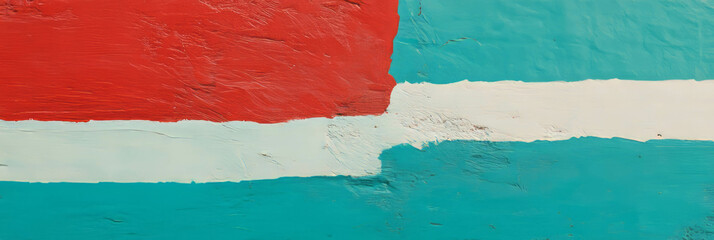 Poster - Abstract three tone wall texture in vibrant overlapping colors for creative design