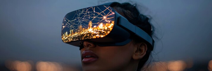 Poster - a cyborg head utilizing stock to generate a digital interface in 3d rendering