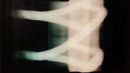 Poster - Abstract light streaks on dark background