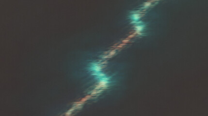 Poster - Abstract neon light streak with glowing pattern on dark background