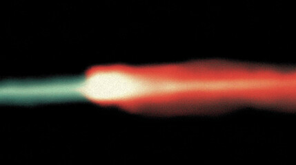 Fototapete - Dynamic motion blur of vibrant lights in dark abstract art