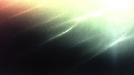 Poster - Abstract light rays and color gradients on dark background