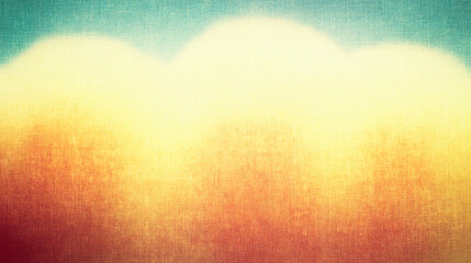 Poster - Abstract gradient with textured warm colors and soft shapes