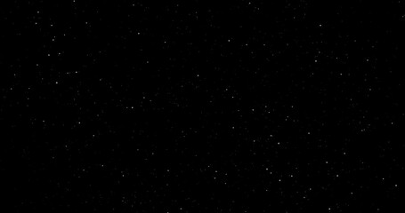 Wall Mural - milky way twinkling stars on a dark night.