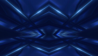 Wall Mural - abstract neon background. sound wave design element.
