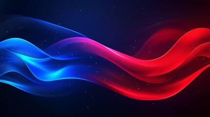 abstract glowing red and blue cosmic gradients, dynamic and futuristic composition, textured and glo