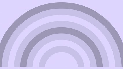 Poster - Elegant Vintage Illustration of Subtle Curved Layers in Muted Purple and Pink Pastel Tones