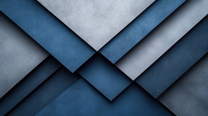 Poster - Textured Layers of Blue and Gray Abstract Background Design