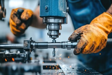 Poster - Precision Machining Process with Spark Creation in a Workshop Environment