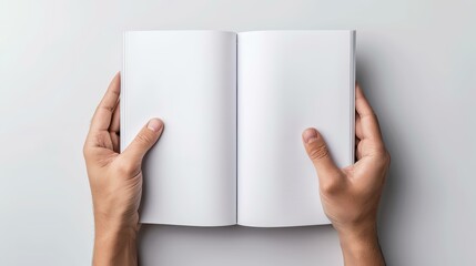 Poster - A minimalist vertical brochure design template on a white background, perfect for showcasing your ideas elegantly.