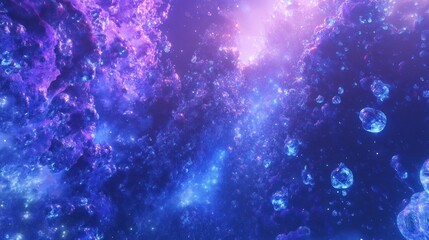 cosmic nebula, glowing particles, space travel, background, sci-fi design