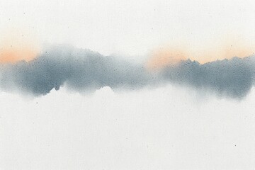Aufkleber - Textured White Background with Natural Lighting and Soft Shadows in Modern Watercolor Style