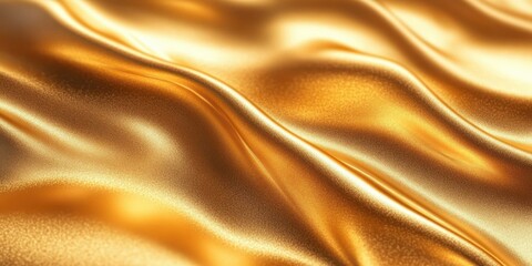 Aufkleber - Luxurious Golden Satin Abstract Texture Background
