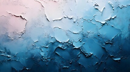 Poster - A mesmerizing abstract image featuring a textured gradient from soft pink to deep blue. Perfect for background designs. Abstract Textured Background: A Symphony of Blues and Pinks