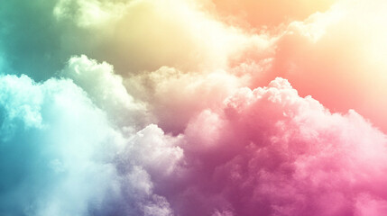 Poster - a modern gradient background in soft pastel tones, symbolizing tranquility, calmness, and gentle tra