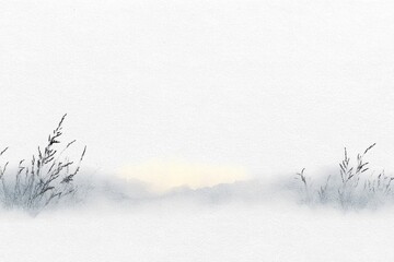 Leinwandbilder - Textured White Background Minimalist Modern Watercolor Abstract Art