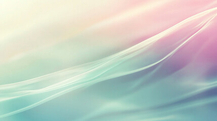 Poster - a modern gradient background in soft pastel tones, symbolizing tranquility, calmness, and gentle tra