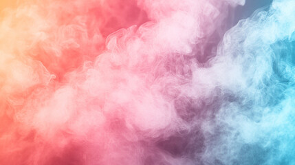 Poster - a modern gradient background in soft pastel tones, symbolizing tranquility, calmness, and gentle tra