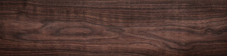 Wall Mural - Super long walnut planks texture background.Dark tone walnut texture,Walnut natural texture, texture elements.	 old wood texture