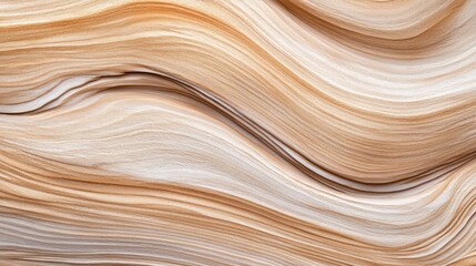 Poster - Abstract texture with flowing lines in warm tones, showcasing a smooth and wavy design, ideal for backgrounds and copy space, texture concept