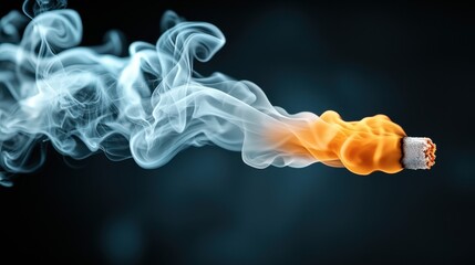 Poster - Ethereal Smoke Wisps in Dreamlike Atmosphere