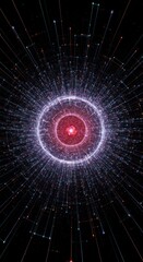 Poster - Abstract Cosmic Nebula: A Symphony of Light and Energy