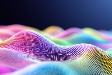 Poster - Modern digital abstract 3D background Copy space Based on Generative AI