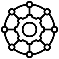 Poster - Channel Management Outline Icon