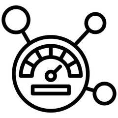 Poster - Channel Performance Outline Icon