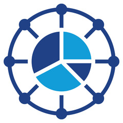 Aufkleber - Channel Segmentation Dual Tone Icon
