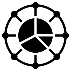 Poster - Channel Segmentation Solid Black Icon