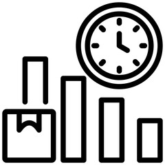Poster - Lead Time Reduction Outline Icon