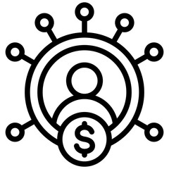 Poster - Affiliate Marketing Outline Icon