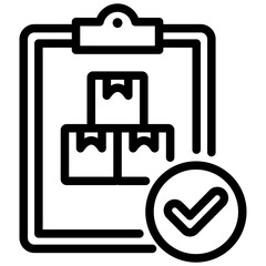 Poster - Purchase Approval Outline Icon