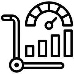 Poster - Procurement Performance Metric Outline Icon