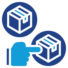 Poster - Supplier Selection Dual Tone Icon