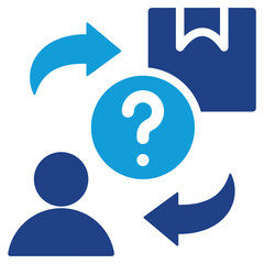 Aufkleber - Supply Demand Forecasting Dual Tone Icon
