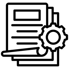 Poster - Project Documentation Outline Icon