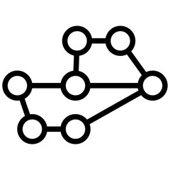 Poster - Critical Path Method Outline Icon