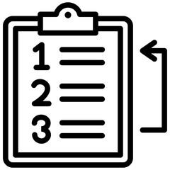 Poster - Task Prioritization Outline Icon